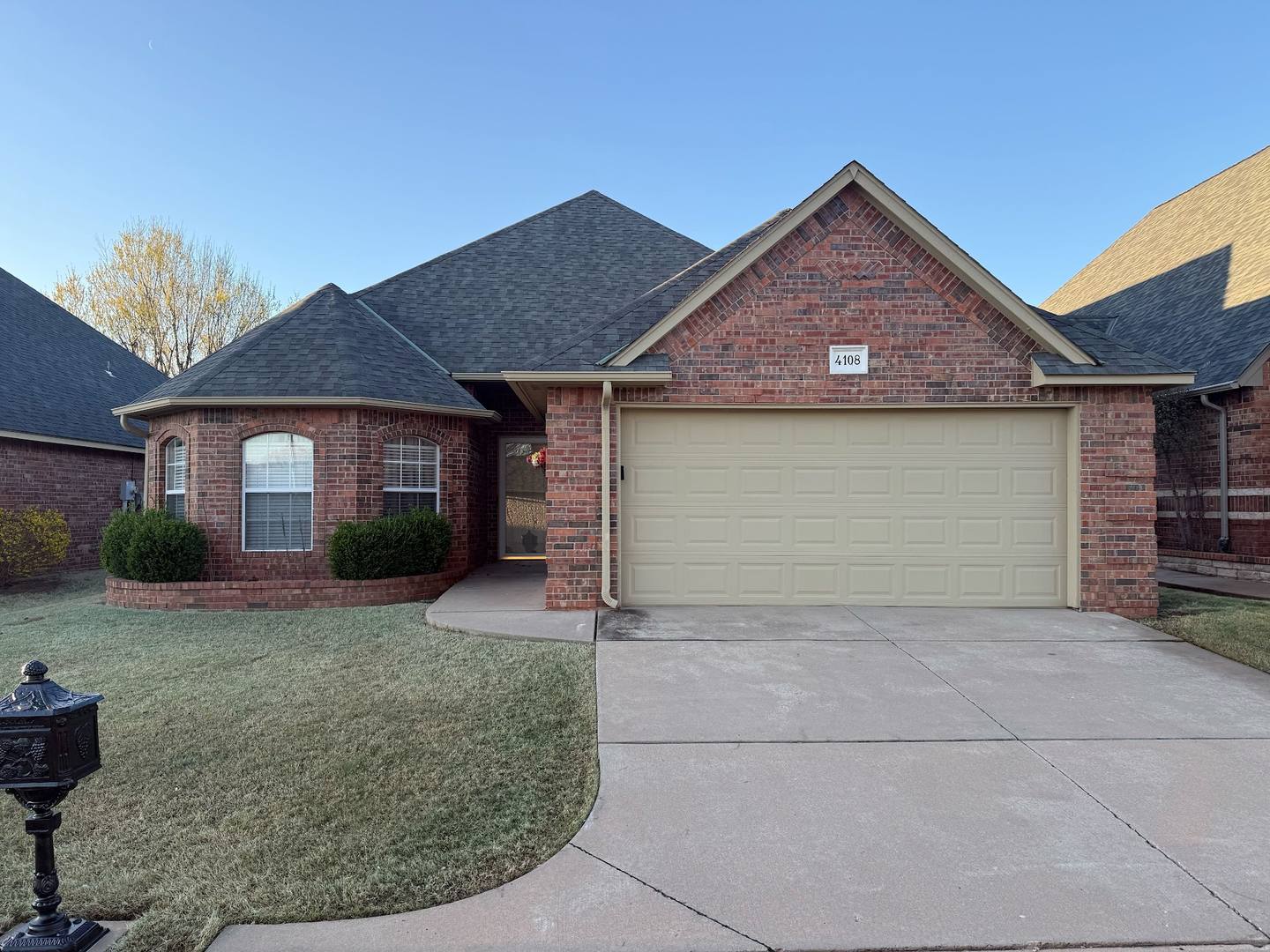 Brick home in the Oklahoma City metro inspected by No Place Like Home Inspections