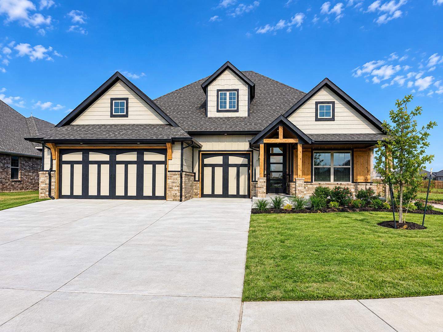 Craftsman-style home in the Oklahoma City metro
